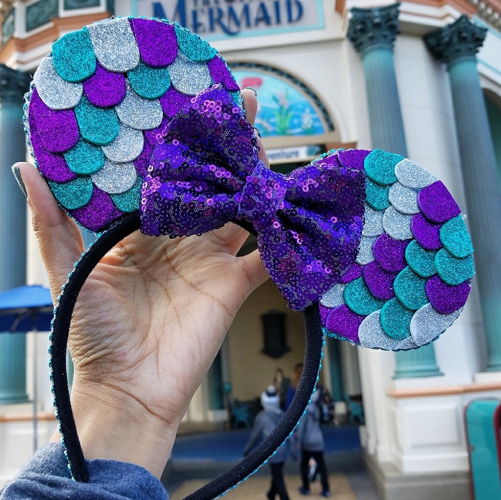 Mermaid Minnie Ears - Picture 1 of 1